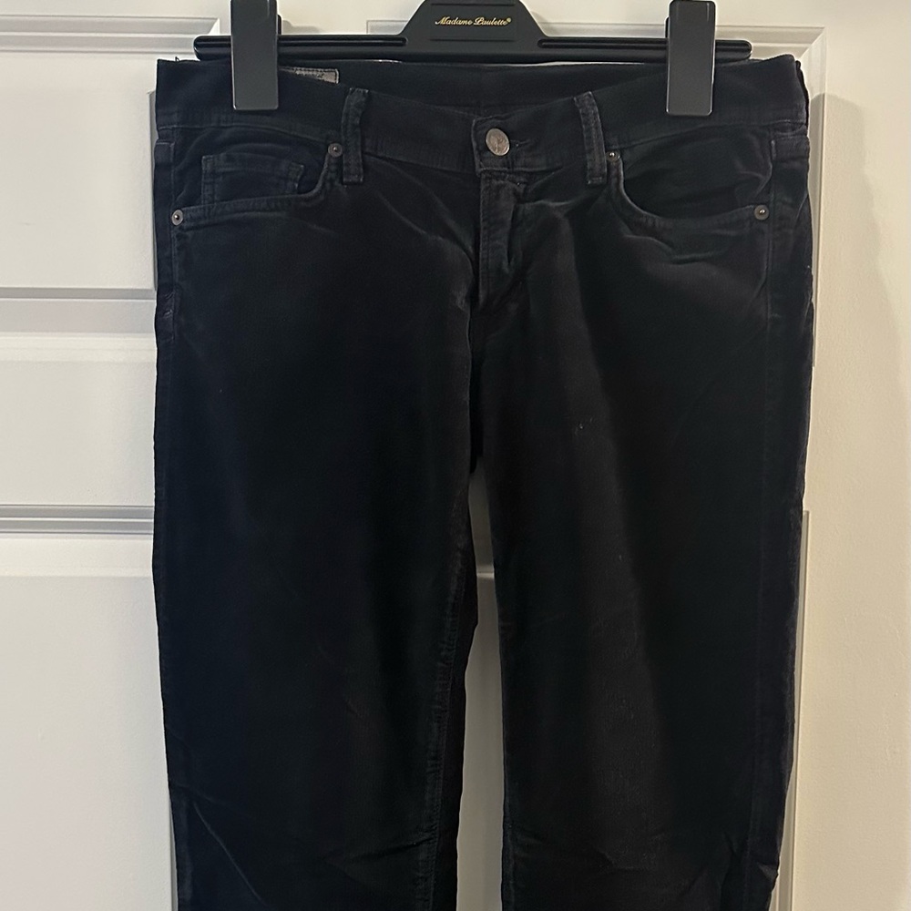 Citizens Of Humanity Women's Black Straight Leg Jeans